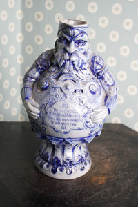 Salt Glaze "Green Man" Fertiity Jug