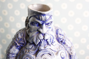 Salt Glaze "Green Man" Fertiity Jug