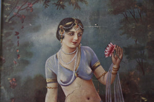 Vibrant Indian Raj Prints Of A Lady And A Soldier