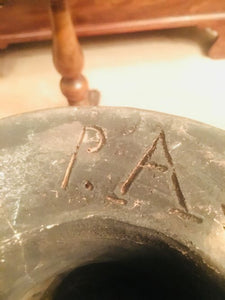 Two White Pottery Carnival Hat Moulds Circa 1920