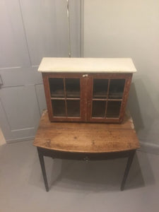 Glazed “scratch Back” Cabinet
