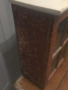 Glazed “scratch Back” Cabinet