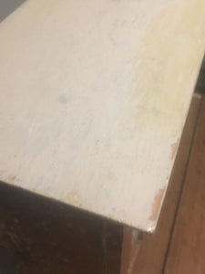Glazed “scratch Back” Cabinet