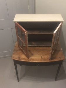 Glazed “scratch Back” Cabinet