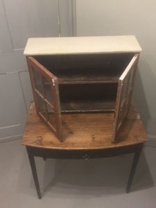 Glazed “scratch Back” Cabinet