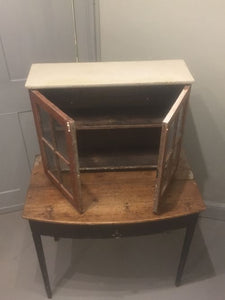 Glazed “scratch Back” Cabinet