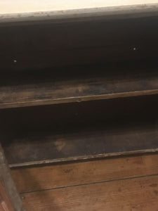 Glazed “scratch Back” Cabinet