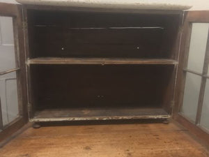 Glazed “scratch Back” Cabinet